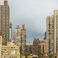Njujork. New York City, Manhattan, Gornja istočna strana, pogled iz Apt izgleda jug preko E 89. postera