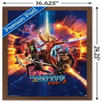 Marvel Cinemat univerzum - čuvari Galaxy - kosmički zidni poster, 14.725 22.375