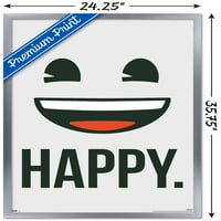 Emoji-Sretan Zidni Poster, 22.375 34