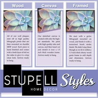 Stupell Home Décor Framered Canvas Art Print