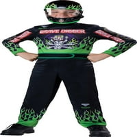 Boy's Monster Jam grove kostim Halloween kostim