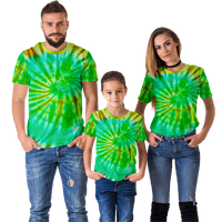 Tie-dye moda ljetna Ležerna 3d štampana Ženska odjeća kratki rukavi prevelike majice za dječake i djevojčice