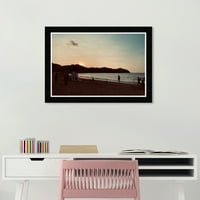Wynwood Studio Print plaža na sunčanom nautičkom i obalnom obalnom zidu umjetnosti platno tisak smeđe tamno smeđe 19x13