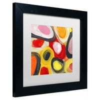 Zaštitni znak likovne umjetnosti 'Šareni apstraktni krugovi kvadrat 3' platno umjetnost Amy Vangsgard,