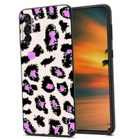 Kompatibilan sa telefonom Samsung Galaxy S22 + Plus, Leopard-tisak-ružičasta-ljubičasta-plavo-zelena-simpatična-estetika