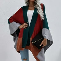 Ženska modna šal boja koja odgovara labavim vrhovima bluza pletena džemper hot6sl4491274