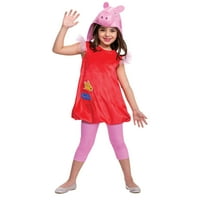 Maskiranje Peppa Pig Deluxe Halloween Fancy-Dress kostim za dijete, djevojčice s