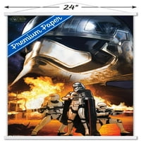 Star Wars: Sila se budi - zidni poster trupa sa drvenim magnetskim okvirom, 22.375 34