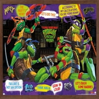 Tinejdžer Mutant Ninja kornjače: Mutant Mayhem - Fraze Zidni poster, 22.375 34 Uramljeno