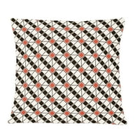 Designart apstraktni dizajn Retro uzorak IV ' moderni jastuk za bacanje sredinom stoljeća-12x20