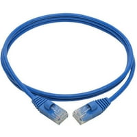 Tripp Lite Cat6a Gigabit Snagless Oblikovan Slim UTP mrežni zakrbni kabel, plavi, Ft