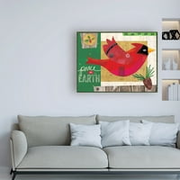 Zaštitni znak likovne umjetnosti 'kardinali 3' platnena Umjetnost Hollija Congera