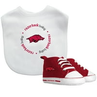 Baby fanatic ponuda i obuća - NCAA Arkansas Razorbacks - Bijela uništena dječja odjeća
