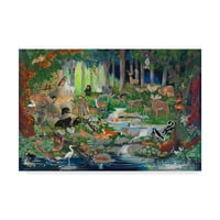 Zaštitni znak likovne umjetnosti 'sa platnom šumskom pogledom na St. Francis Art od Carol Salas
