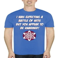 Humor muška grafička majica battle of wits kratkih rukava, do veličine 3xl