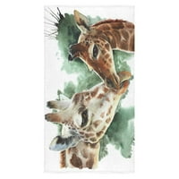 Par žirafa Whatercolor peškiri za kupanje na plaži kupatilo tijelo tuš ručnik za kupanje za kućnu upotrebu