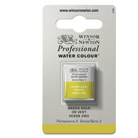 Winsor & Newton Professional akvarel - zeleno zlato, pola pan