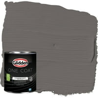 Glidden one Coat Interior Paint and Primer, Gibraltar Grey Grey, 1-Quart, polu-Gloss