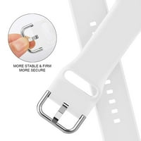 Sportska traka za Apple Watch bendove Žene Muškarci, podesive elastične silikonske trake zamjena narukvica