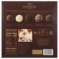 Lindt Gourmet Chocolate Candy Truff Poklon kutija, 6. oz