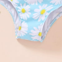 - Pokloni novorođena djevojčica s volanima kupaći kostim za dojenčad za malu djecu jedan cvjetni Bikini