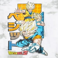 Dragon Ball z Goku Boys Grafička kravata majica, 2-pakovanje, veličina 4-18