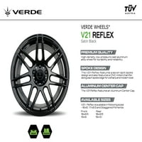 Verde Wheels-V Refle Gloss Crni Točak