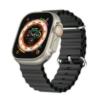 Silikonski Ocean Watch Bend Kompatibilan Sa Apple Watch Band Podesiva Loop Band Kopča Meka Elastična Silikonska
