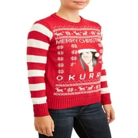 Američki šav ženski Okurrt ružni Božićni džemper