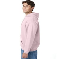 Hanes Ecosmart Unise Fleece Hoodie Pale Pink XL