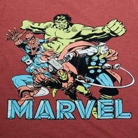 Marvel Boys Avengers Set grafičkih čaura sa dugim i kratkim rukavom, 2 komada, veličine 4-18