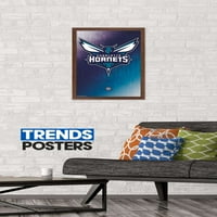 Charlotte Hornets-Zidni Poster Sa Logotipom, 14.725 22.375