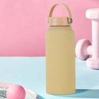 Sportska boca za vodu od 1l sa ručkom jednobojna Čvrsta boja velikog kapaciteta nepropusna oprema za piće