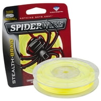 Spiderwire Stealth® Superline, HI-Vis Yellow, 15 lb