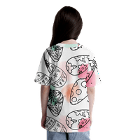 Usched Bunny Print Boys Girls T-majice Izvođači dječji vrhovi, odrasli-3xl, 01