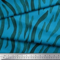 Soimoi pamučna ducka tkanina tigar životinjska koža tiskana tkanina sa dvorištem široko
