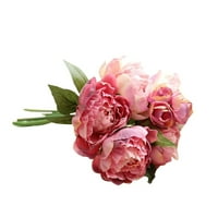 Čišćenje Doma Umjetno Lažno Cvijeće Božur Buket Cvjetni Vjenčani Buket Kućni Dekor Na Ponudama