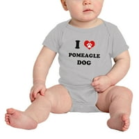 Srce Pomeagle Pas Funny Baby Rompers