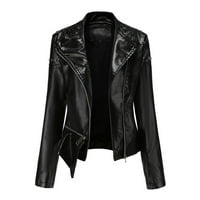 Kaputi za žene labave Casual udoban modni modni ispod $ kaputi Crni s-6XL