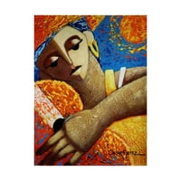 Zaštitni znak likovne umjetnosti' Jibara & Sol ' platnena Umjetnost Oscara Ortiza