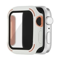 WITHit White And Pink dvoslojni robusni branik sa integrisanom zaštitom stakla za Apple Watch®