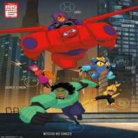 Disney Big Hero 6: Serija - Grupni zidni poster, 14.725 22.375