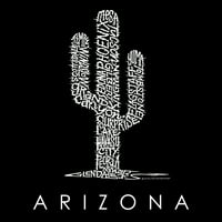 Pop Art Muška riječ Art majica bez rukava - Arizona Cities