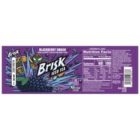 Brisk Leded Tea Blackberry Smash Liter Liter boca