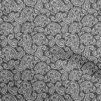 Onuone baršunaste sive tkanine azijski batik paisley haljina materijala od tkanine za ispis od dvorišta