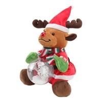 Pjevanje božićne igračke, užareni multifunkcijski plišani božićni igrački dječji pokloni koji se mogu