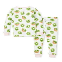 Burt's Bees Baby Organic Baby Girl & Toddler Girl snug Fit pidžama s dugim rukavima od organskog pamuka,