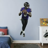 Fathead Lamar Jackson - Life-Veličina zvanično licencirani NFL uklonjivi zidni naljepnica