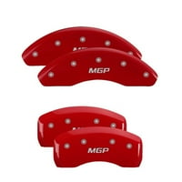 Kaliper prekrivače ugravirani prednji i stražnji MGP crveni finilj Srebrni CH Odgovara: Audi Q Premium