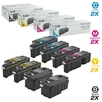Kompatibilni Dell 1250c Toner Set kertridža: Crna, cijan, Magenta i žuta za upotrebu u laserima u boji